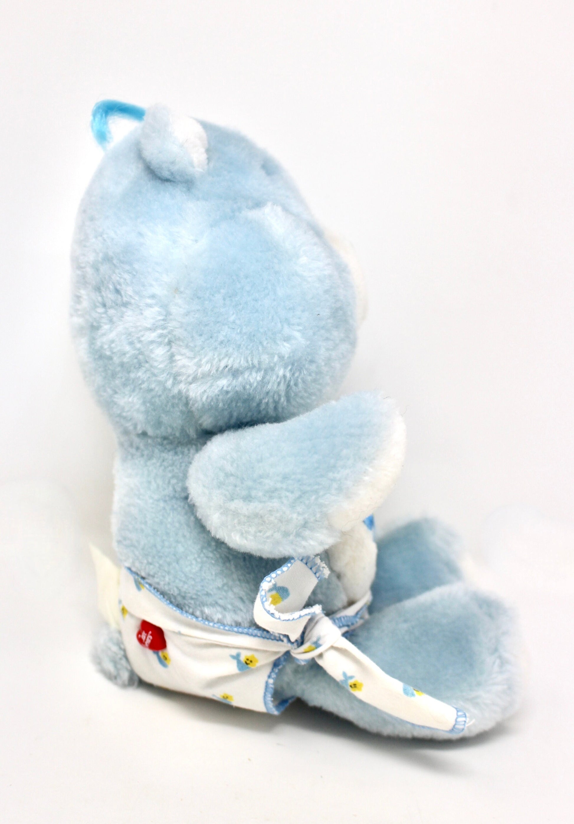 Baby Tugs Blue Care Bear Plush Stuffed Animal 80s Vintage