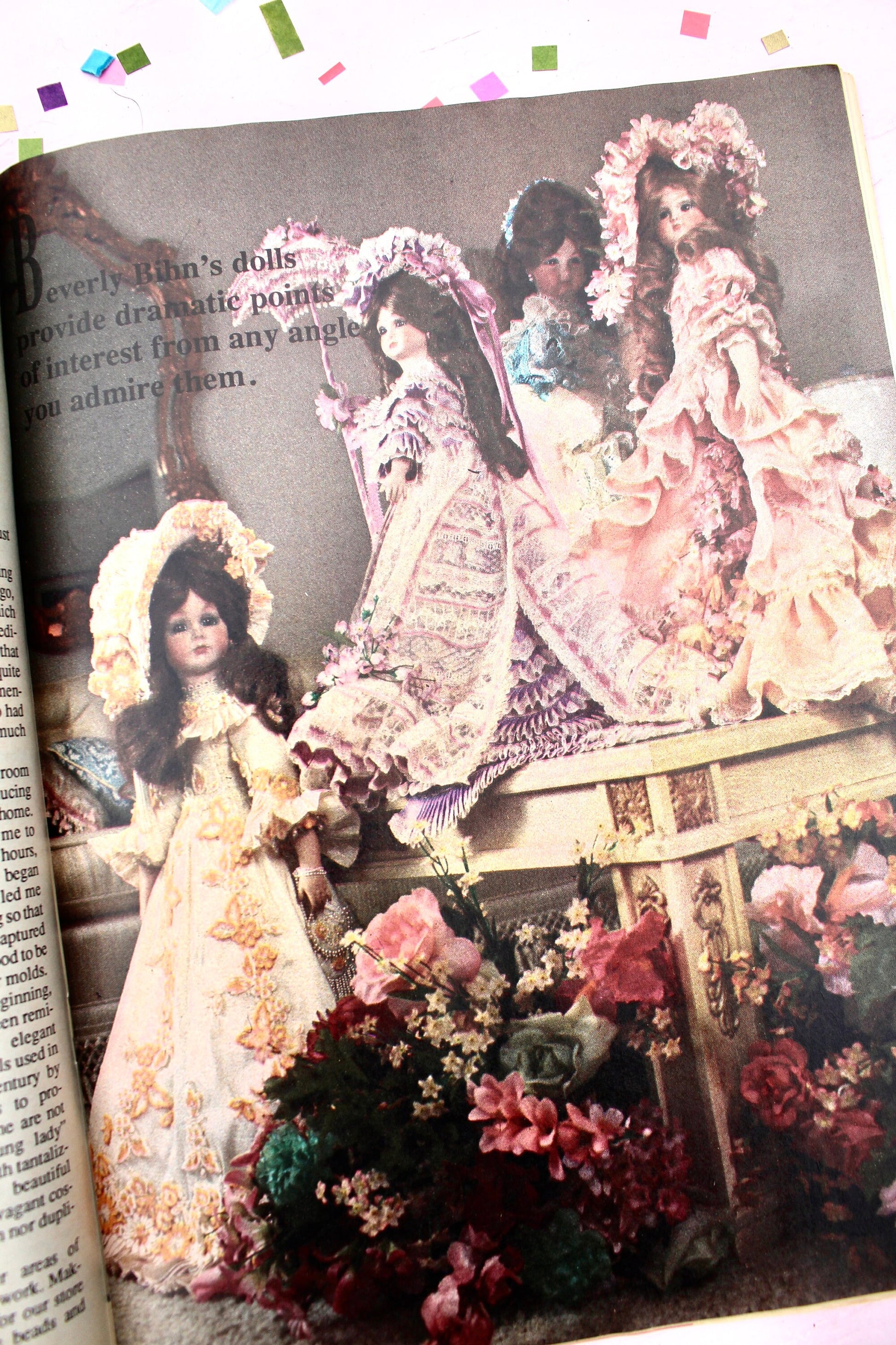 Vintage International Barbie Doll World Magazine, 1990s Collectible Dolls of the World Catalogue, Barbie Doll Collector Ads Articles Books