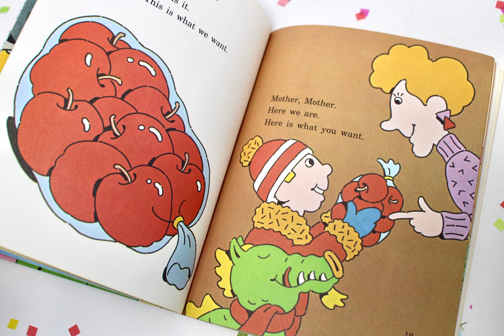 Valentines Day Kids Softcover Book, I Love You Dear Dragon, Vintage Valentines Reading for Kids, Retro V Day Dragon Teacher Classroom Book