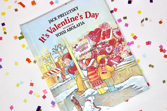 Valentines Day Poems Hardcover Book, Vintage Valentines Reading for Kids, Retro Valentines Day Teacher Classroom Book, 80s Kids V Day Gift