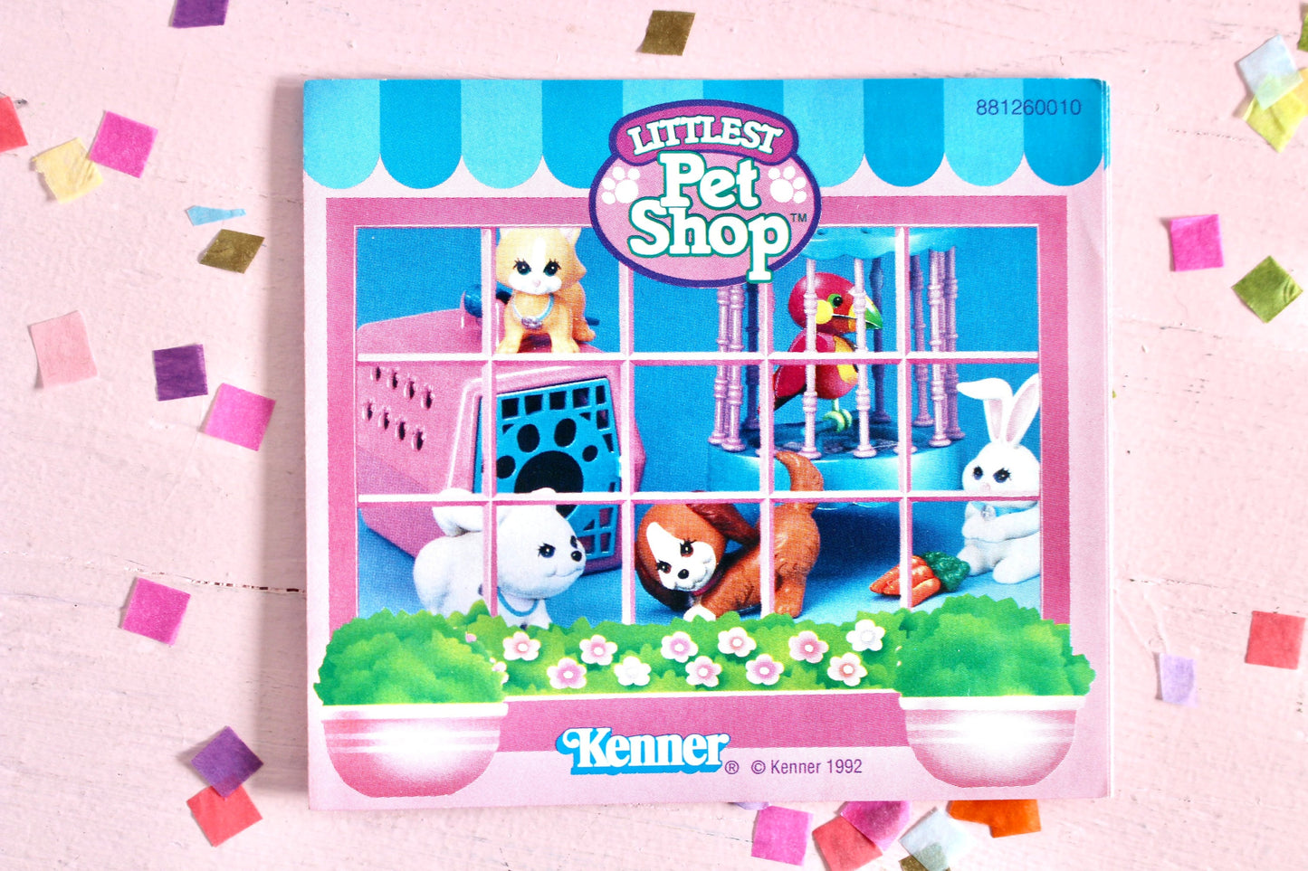 Vintage Littlest Pet Shop Promotional Merchandise Booklet, 1992 Cozy Home Pets, Ready To Go Pets, LPS Paw Print Points Mail In Offer Toys