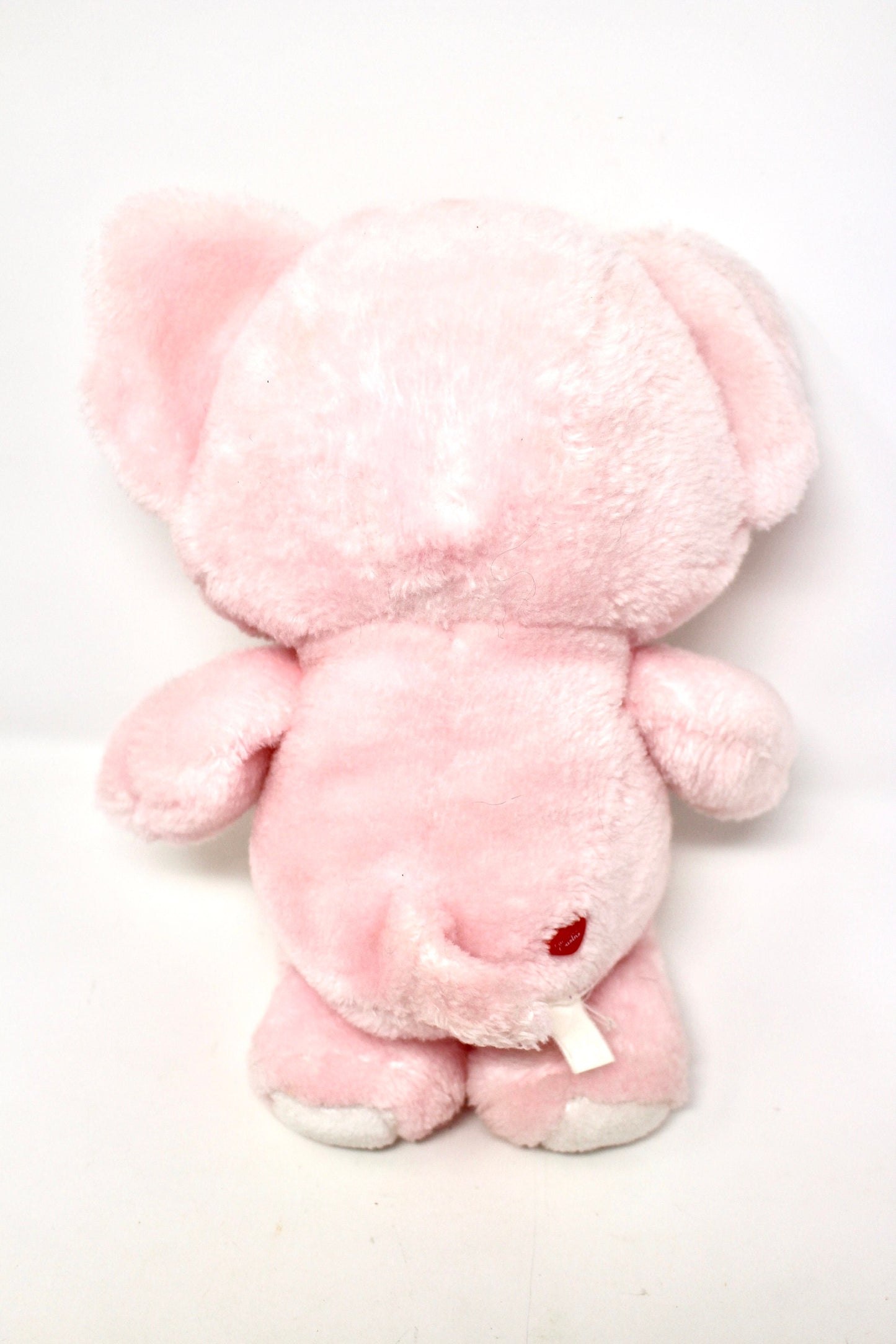 Lotsa Heart Elephant Care Bear Cousins Plush, Vintage Pink Elephant Stuffed Animal, Retro Pink Baby Shower Gift, Jungle Theme Nursery Toy