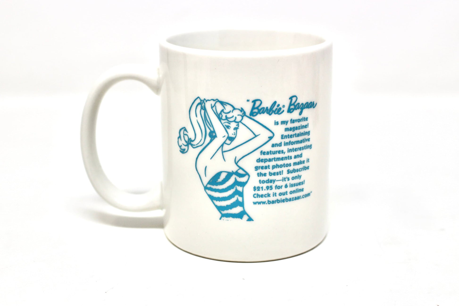 Retro Barbie Ceramic Mug, Barbie Mother's Day Mug, Mod Barbie Cup, Barbie Coffee Lover Gift, Retro Mug for Mom, Barbie Mothers Day Gift